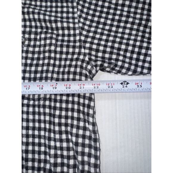 Vintage Punch Tartan Plaid Shirt Size M Black/White Left Breast Pocket - Picture 7 of 10
